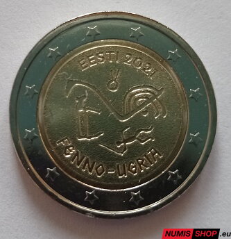 Estónsko 2 euro 2021 - Finno-Ugric Peoples - UNC