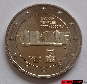 Malta 2 euro 2021- Tarxien - UNC