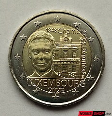 Luxembursko 2 euro 2023 - Luxemburský parlament - UNC