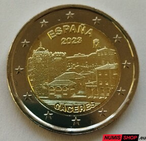 Španielsko 2 euro 2023 - Cáceres - UNC