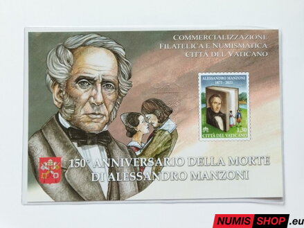 Vatikán 2 euro 2023 - Manzoni - numisbrief