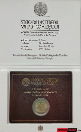 Vatikán 2 euro 2023 - Perugino