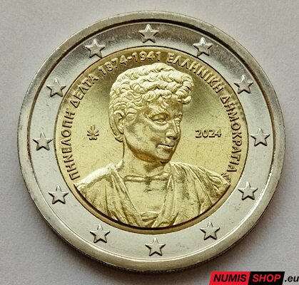 Grécko 2 euro 2024 - Penelope Delta - UNC