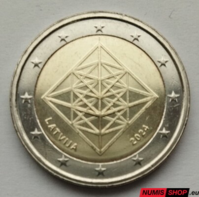 Lotyšsko 2 euro 2024 - Puzuris - UNC