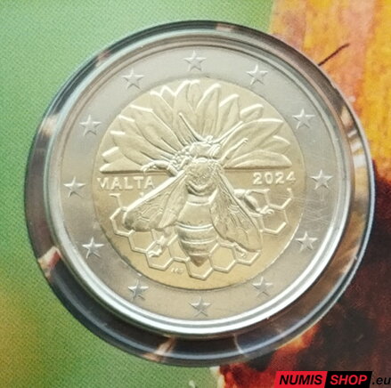 Malta 2 euro 2024 - Maltská včela - UNC