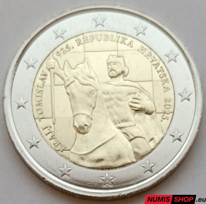 Chorvátsko 2 euro 2025 - Kralj Tomislav - UNC