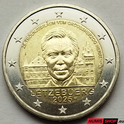 Luxembursko 2 euro 2025 - 25. výročie Henri - UNC