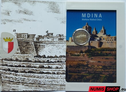 Malta 2 euro 2025 - Mdina - UNC (folder)