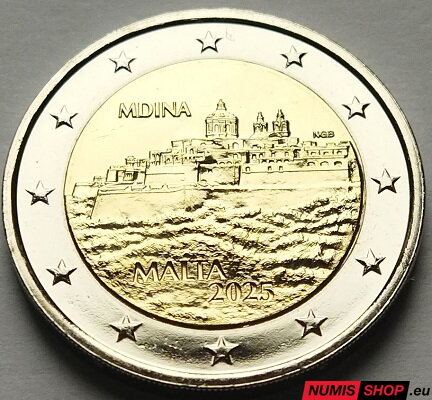 Malta 2 euro 2025 - Mdina - UNC