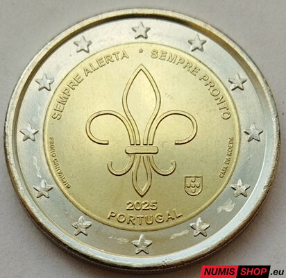 Portugalsko 2 euro 2025 - Skauting - UNC