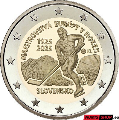 Slovensko 2 euro 2025 - Majstrovstvá Európy v hokeji - PROOF