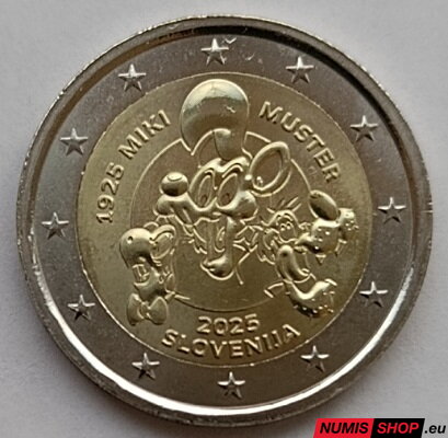 Slovinsko 2 euro 2025 - Miki Muster - UNC