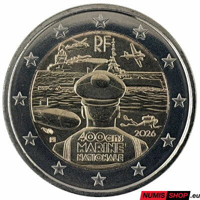Francúzsko 2 euro 2026 - Marine - UNC