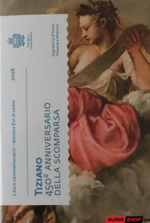 San Maríno 2 euro 2026 - Tiziano - UNC