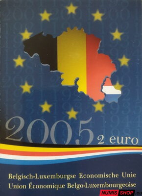 Belgicko 2 euro 2005 - Belgicko-luxemburská hospodárska únia - COIN CARD