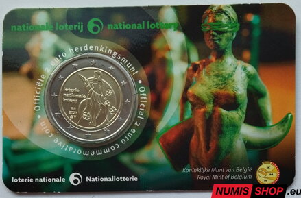 Belgicko 2 euro 2025 - Národná lotéria - COIN CARD - (NL/EN)