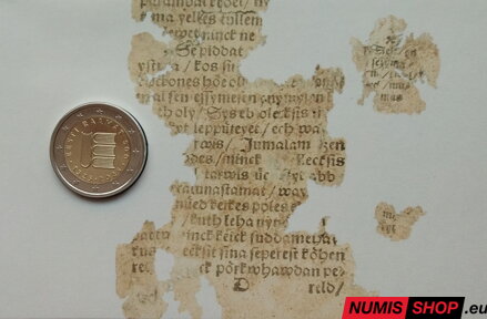 Estónsko 2 euro 2025 - 500 rokov kníh - COIN CARD