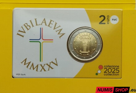Taliansko 2 euro 2025 - Jubilejný rok - COIN CARD