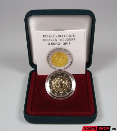 Belgicko 2 euro 2011 - 100. výročie Medzinárodného dňa žien - PROOF