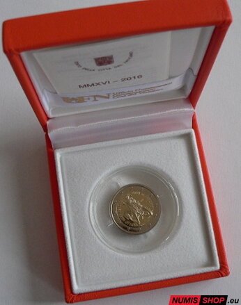 Vatikán 2 euro 2016 - Rok milosrdenstva - PROOF