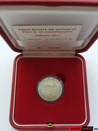 Monako 2 euro 2017 - Carabiniers du Prince - PROOF
