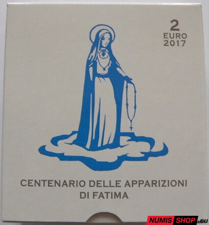Vatikán 2 euro 2017 - Fatima - PROOF