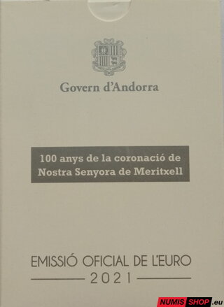 Andorra 2 euro 2021 - Panna Mária z Meritxell - PROOF