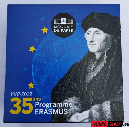 Francúzsko 2 euro 2022 - Erasmus - PROOF