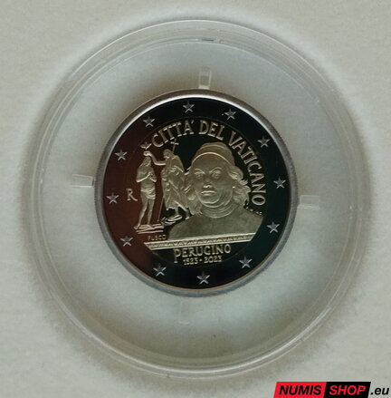 Vatikán 2 euro 2023 - Perugino - PROOF
