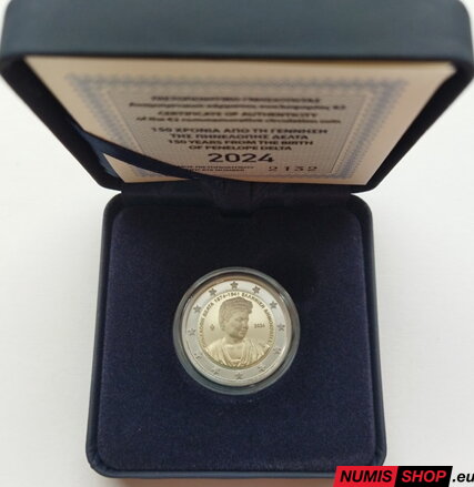 Grécko 2 euro 2024 - Penelope Delta - PROOF