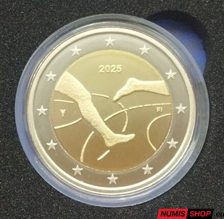Fínsko 2 euro 2025 - Fínsko-švédska atletika - PROOF