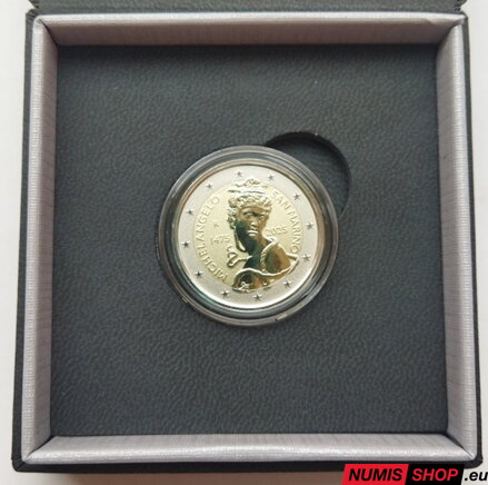 San Maríno 2 euro 2025 - Michelangelo - REVERSE PROOF San Maríno 2 euro 2025 - Michelangelo - REVERSE PROOF