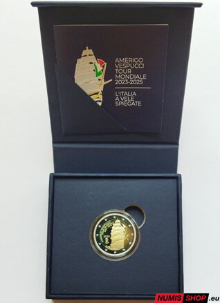 Taliansko 2 euro 2025 - Amerigo Vespucci - PROOF
