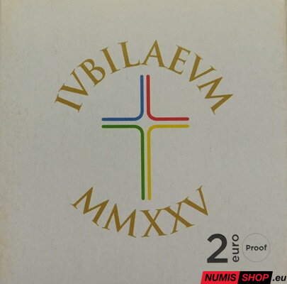 Taliansko 2 euro 2025 - Jubilejný rok - PROOF