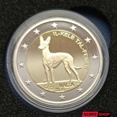 Malta 2 euro 2026 - Faraónsky pes - PROOF