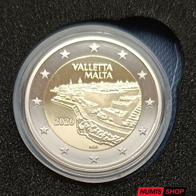 Malta 2 euro 2026 - Valletta - PROOF