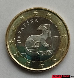 1 euro Chorvátsko 2023 - UNC