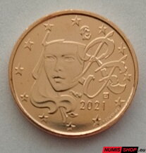 Francúzsko 2021 - 5 cent - UNC