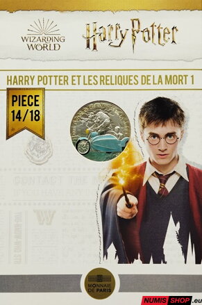 Francúzsko 10 euro 2021 - Harry Potter - Dary Smrti I. - COLOR - 14/18
