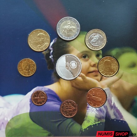 Sada Grécko 2011 - Špeciálne olympijské hry (3,88 + 10 euro Ag)
