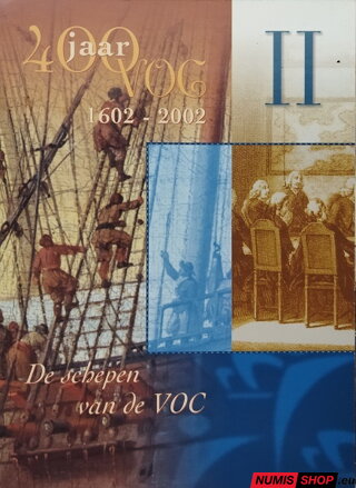 Sada Holandsko 2002 - Holandská východoindická spoločnosť II +  žetón (Ag900, 12g)
