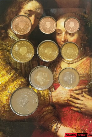 Sada Holandsko 2006 - Rembrandt IV + Ag žetón