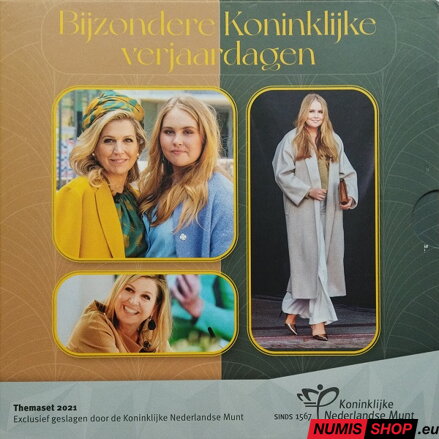 Sada Holandsko 2021 - Kráľovské výročia - narodeniny kráľovnej Máximy a princeznej Amálie