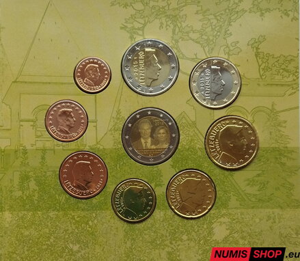 Sada Luxembursko 2015 Echternach + pamätné 2 euro Henri