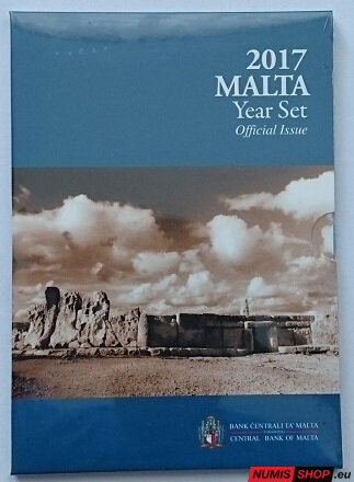 Sada Malta 2017 + pamätné 2 euro - mintmark F