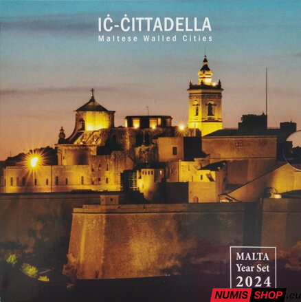 Sada Malta 2024 + pamätné 2 euro Citadela Gozo