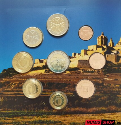 Sada Malta 2025 + pamätné 2 euro Mdina Sada Malta 2025 + pamätné 2 euro Mdina