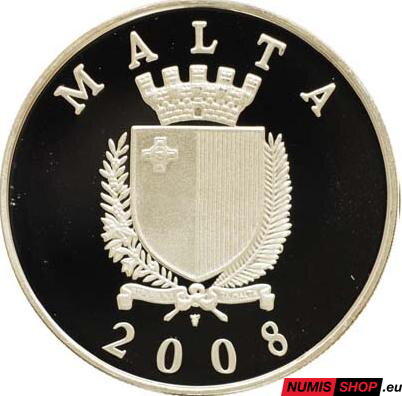 Malta 10 eur 2008 - Auberge de Castille - PROOF