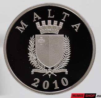 Malta 10 eur 2010 - Auberge d'Italia - PROOF