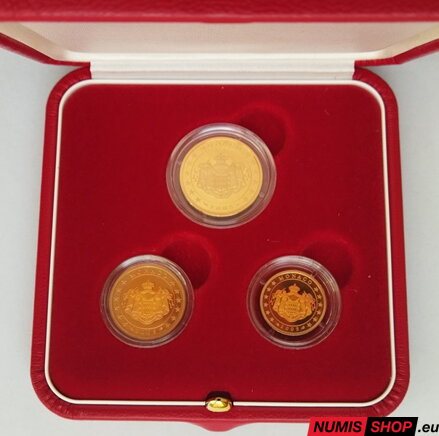 Monako 1+2+5 cent 2005 - PROOF